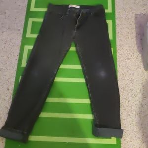 Levi’s black wash mom jeans